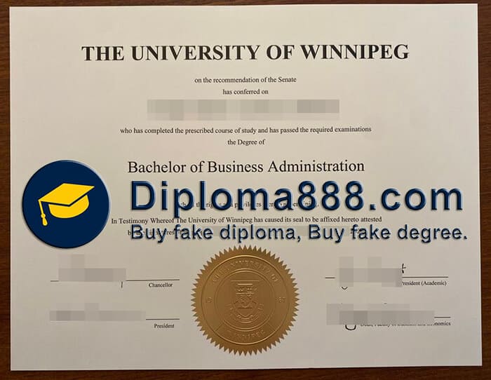 buy fake University of Winnipeg degree
