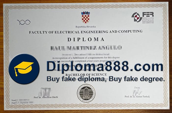 buy fake University of Zagreb diploma