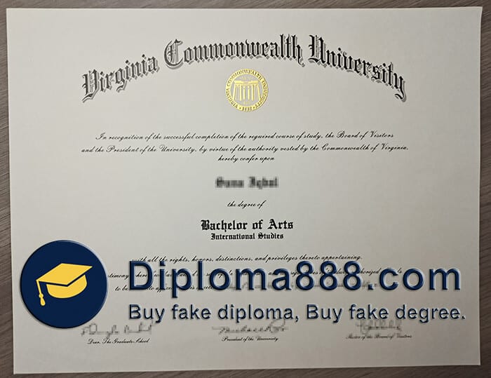 buy fake Virginia Commonwealth University degree