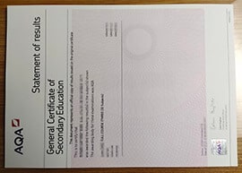 buy fake AQA General Certificate of Secondary Education