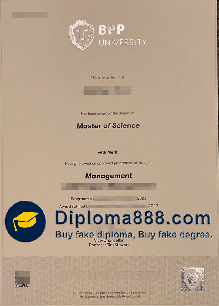 buy fake BPP University degree