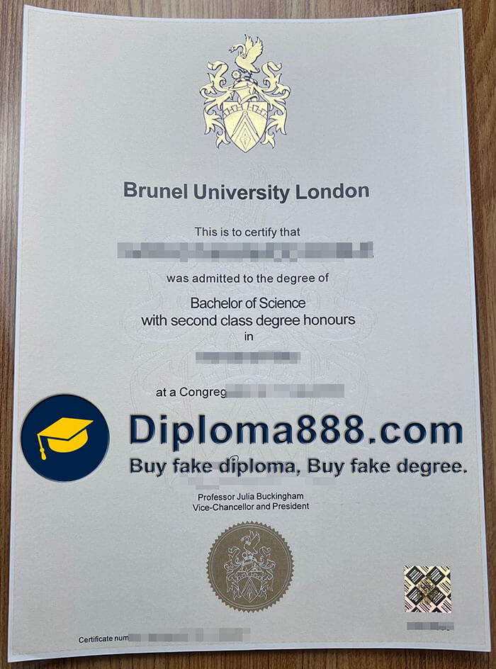buy fake Brunel university London degree