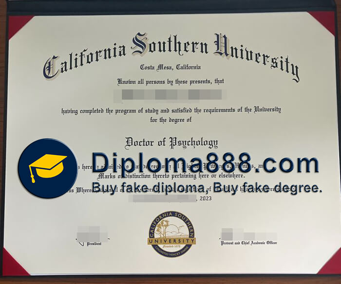 buy fake California Southern University degree