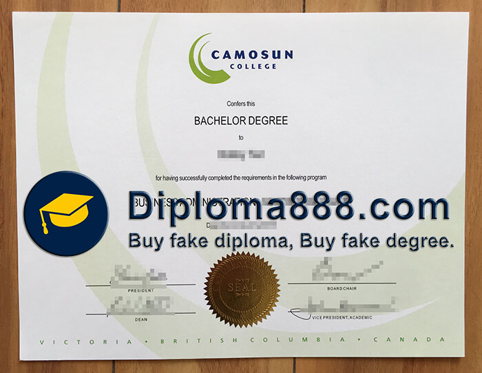 order fake Camosun College diploma online