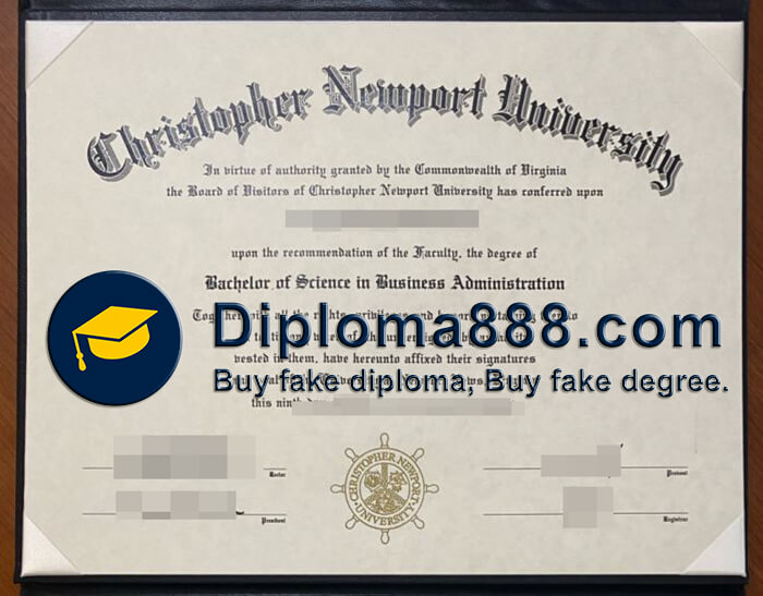 buy fake Christopher Newport University degree