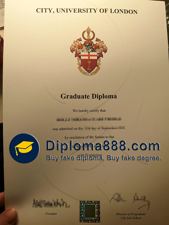 buy fake City University London degree