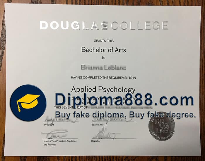 buy fake Douglas College degree