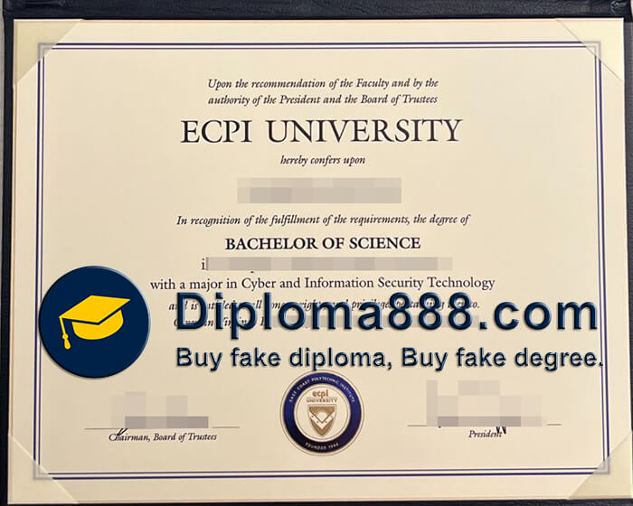 buy fake ECPI University degree