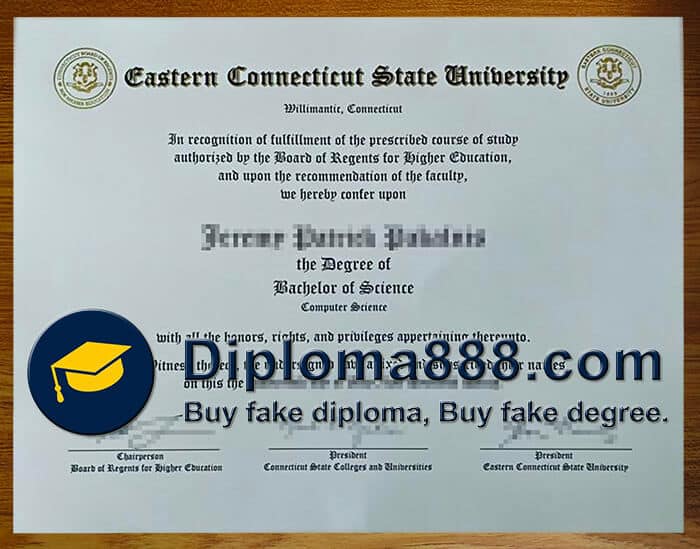 buy fake Eastern Connecticut State University degree