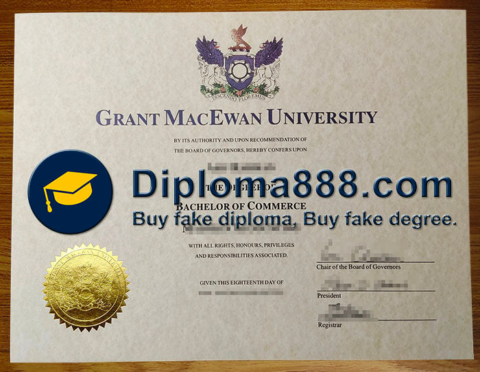 buy fake Grant Macewan University degree