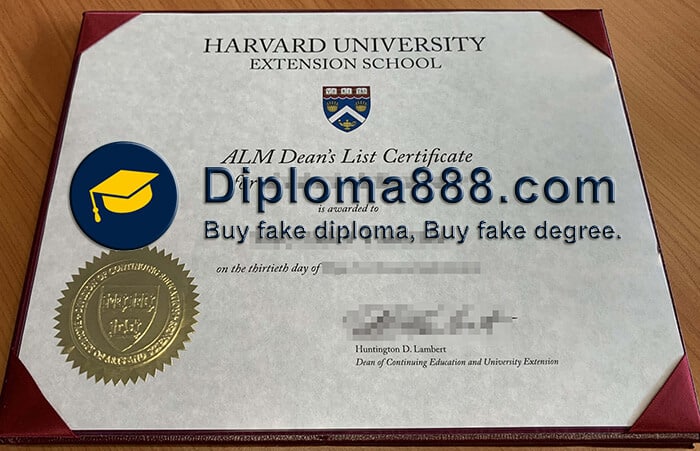 buy fake Harvard Extension School degree