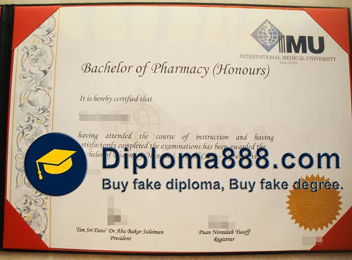 buy fake International Medical University degree