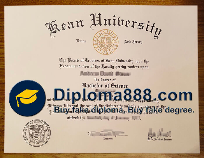 buy fake Kean University degree