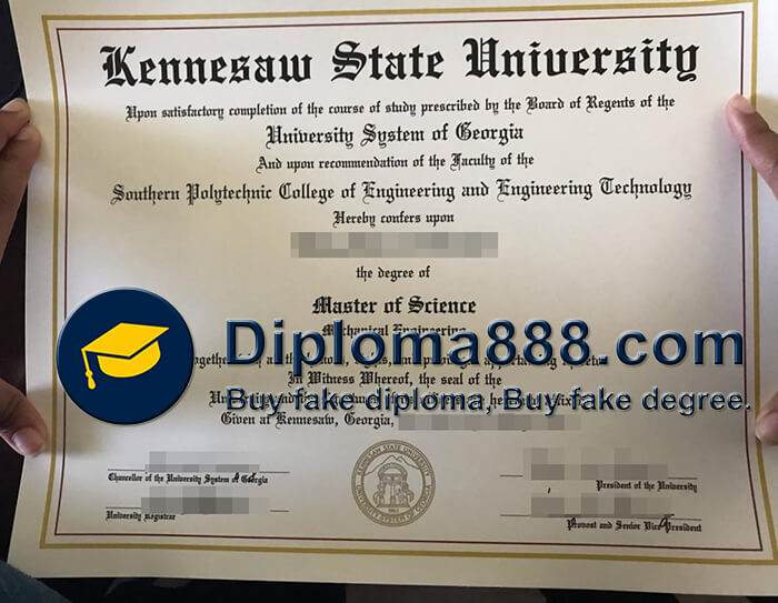 buy fake Kennesaw State University degree