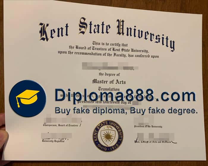 buy fake Kent State University degree
