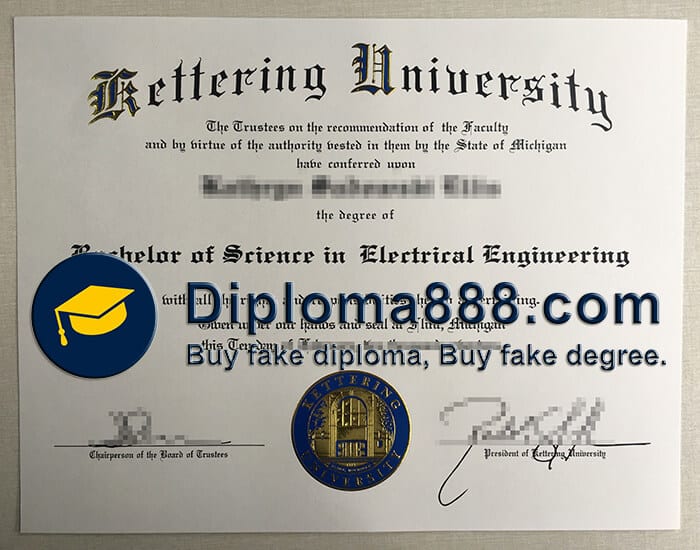 buy fake Kettering University degree