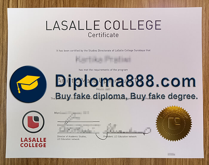 buy fake LaSalle College degree