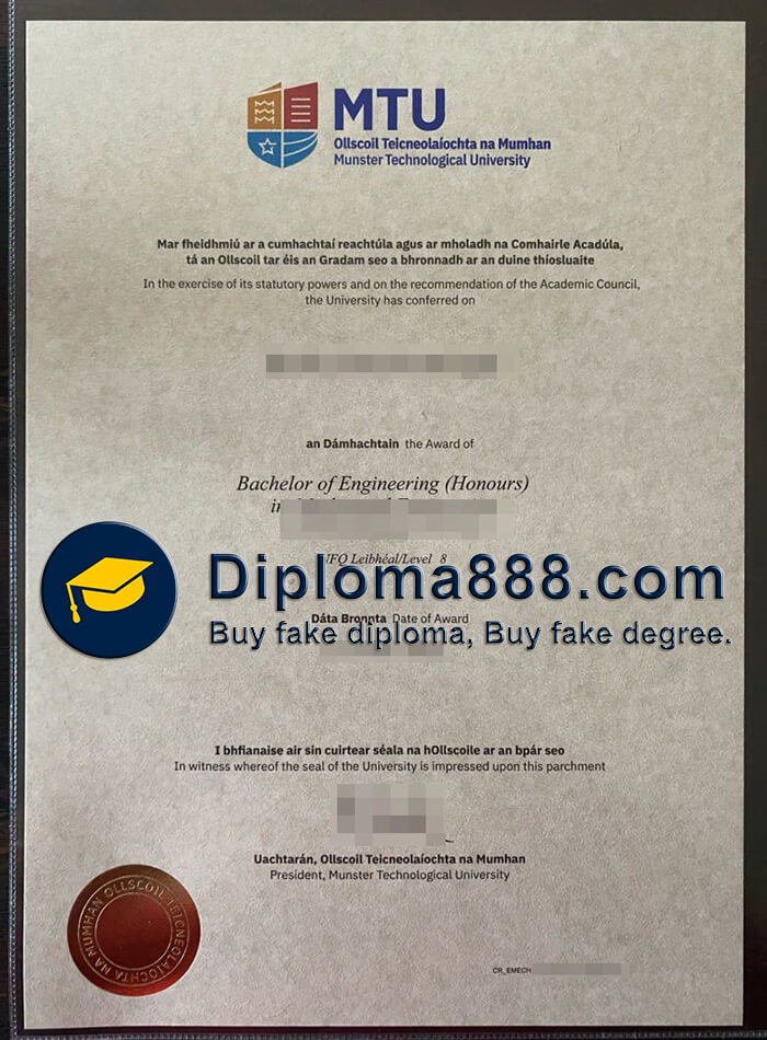 buy fake Munster Technological University degree