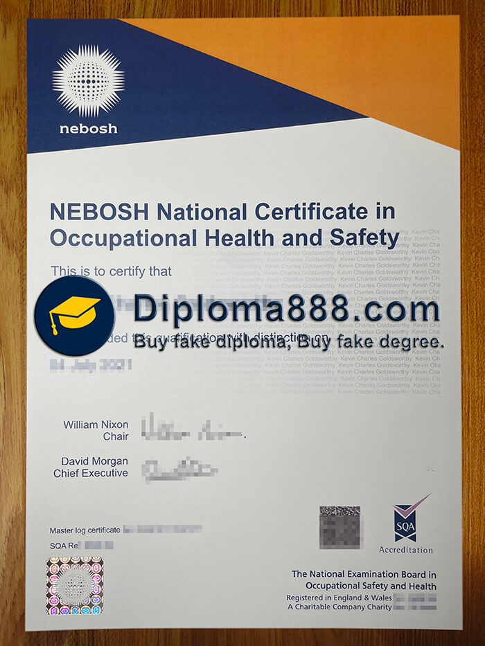 buy fake NEBOSH National Certificate