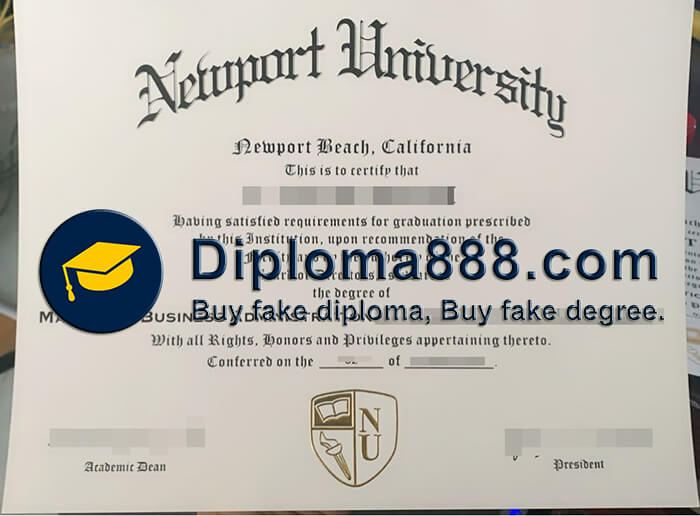 buy fake Newport University degree