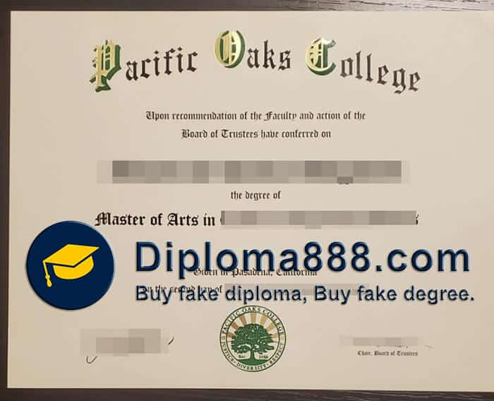 buy fake Pacific Oaks College degree