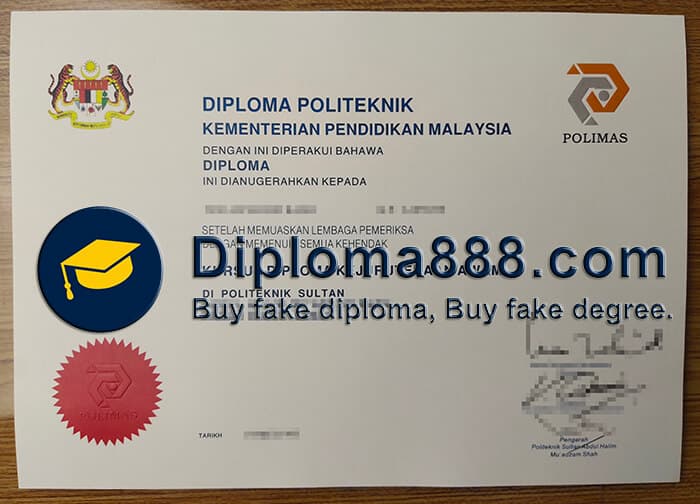 order fake Polimas diploma certificate in Malaysia