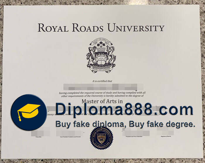 buy fake Royal Roads University degree