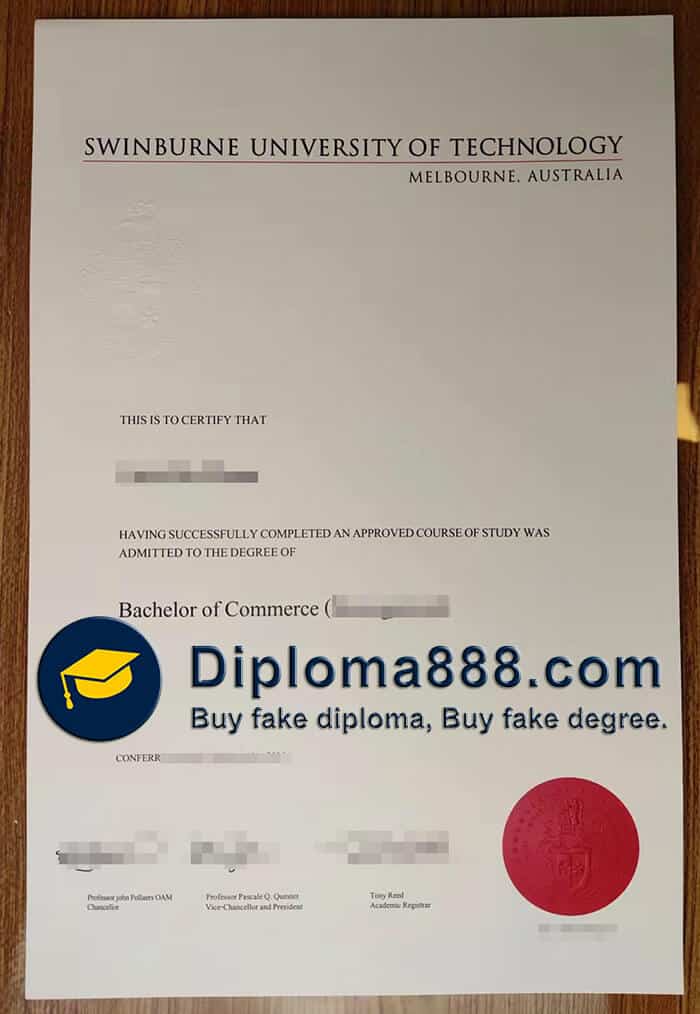 buy fake Swinburne University Technology degree