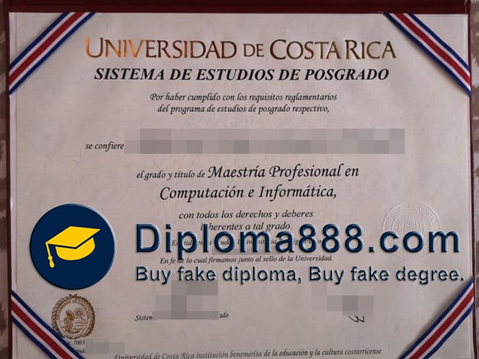 buy fake University of Costa Rica degree