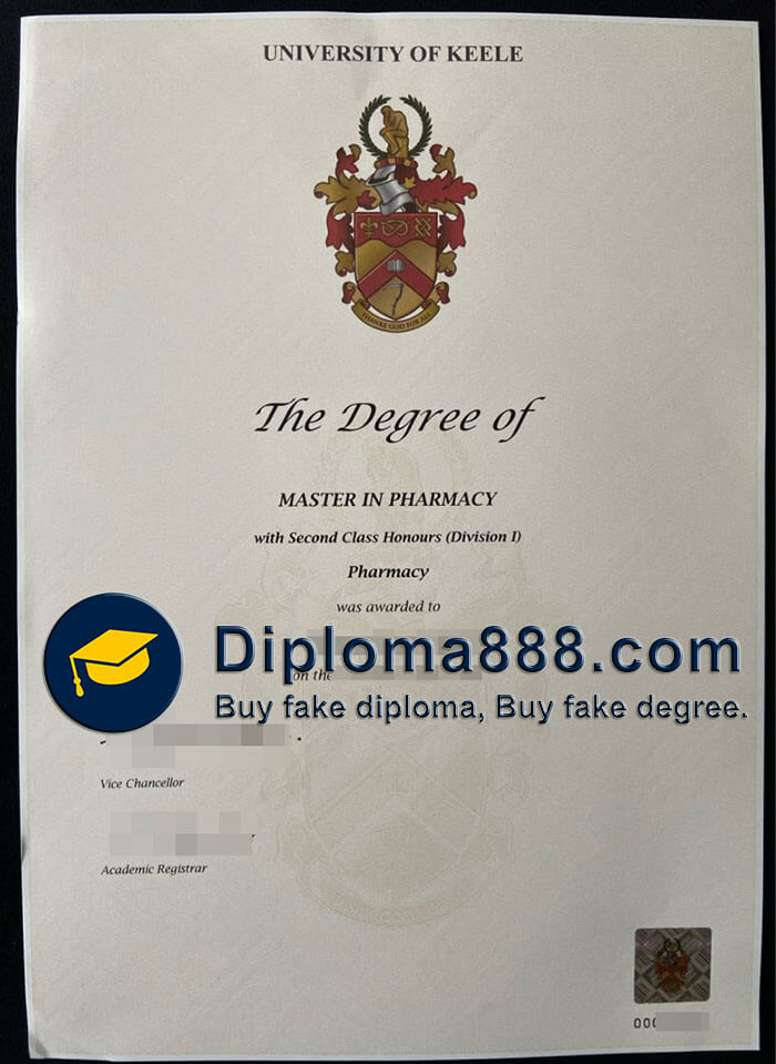 buy fake University of Keele degree