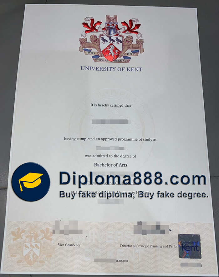 buy fake University of Kent degree