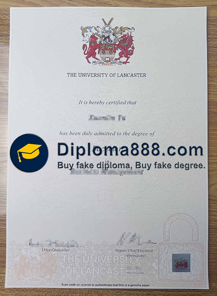 buy fake University of Lancaster degree