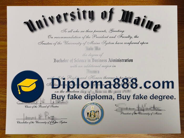 buy fake University of Maine degree