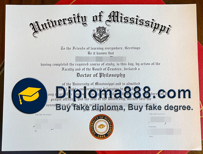 buy fake University of Mississippi degree