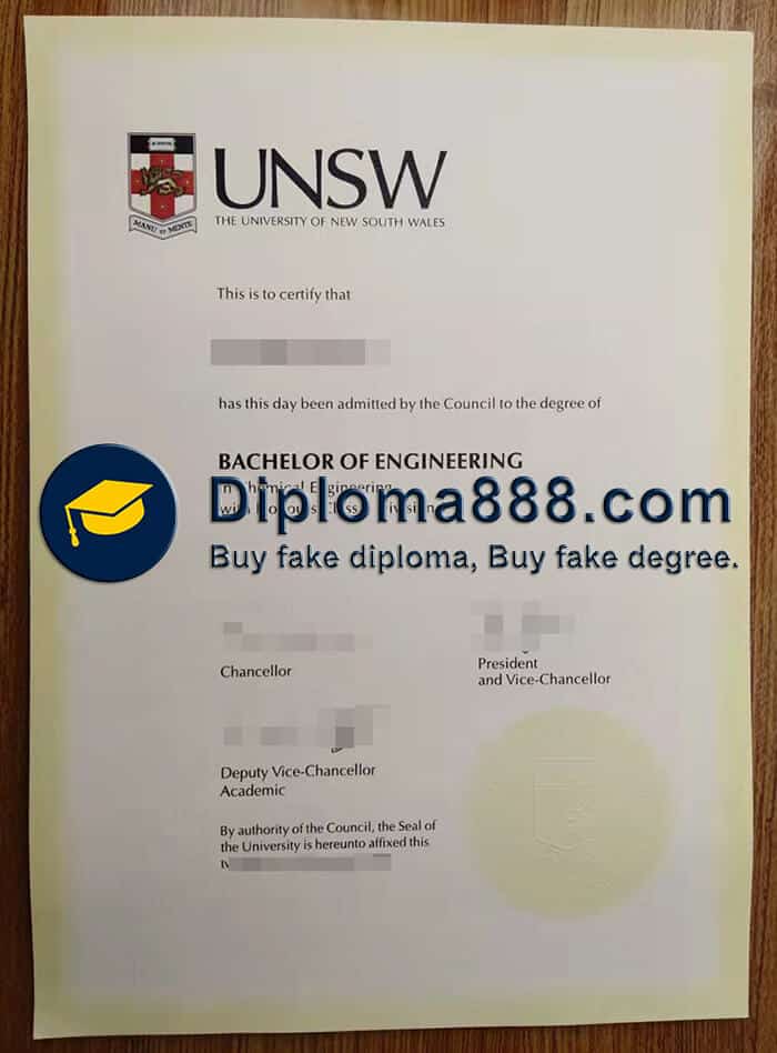 buy fake University of New South Wales degree