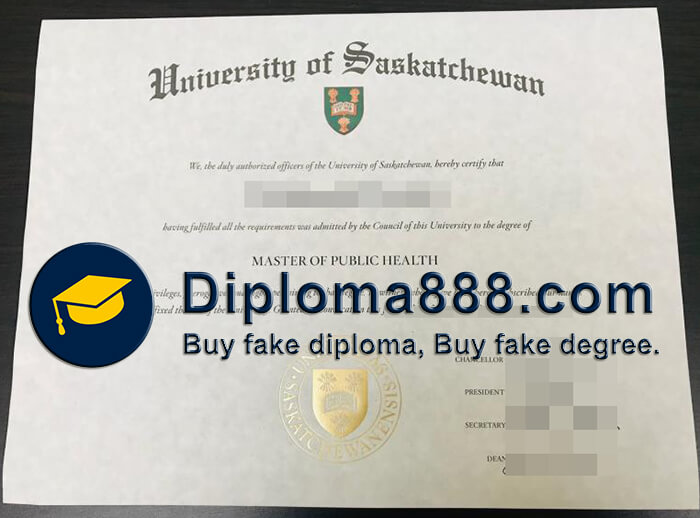 buy fake University of Saskatchewan degree