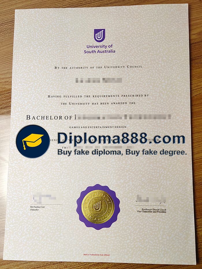 buy fake University of South Australia degree