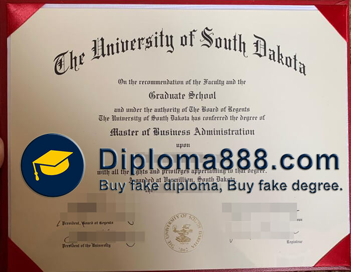 buy fake University of South Dakota degree