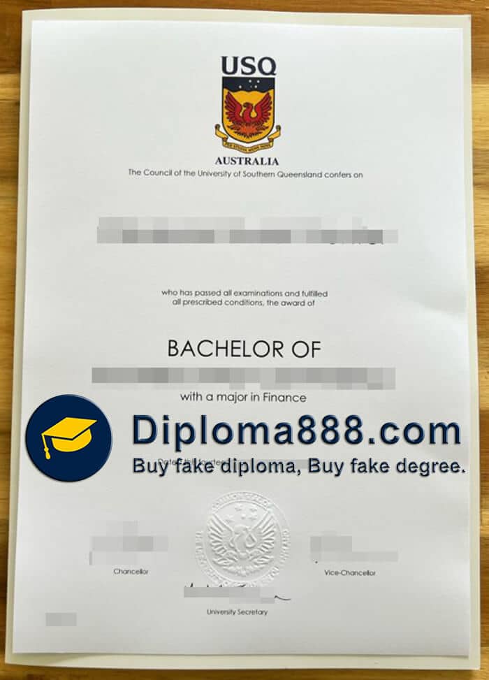 buy fake University of Southern Queensland degree