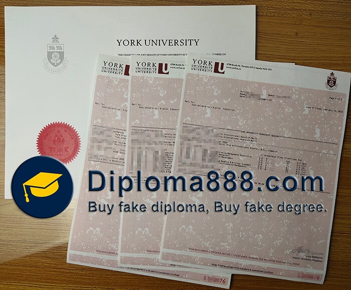 buy fake York University transcript