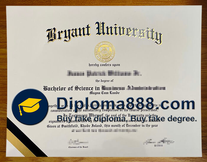 buy fake Bryant University degree