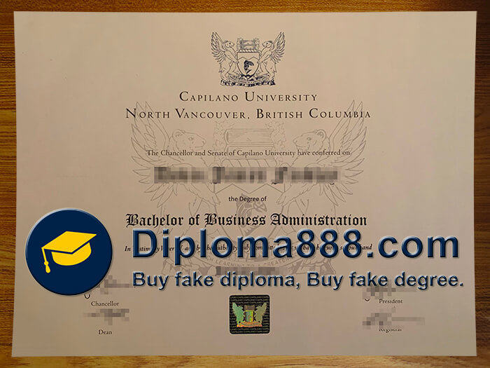 buy fake Capilano University degree