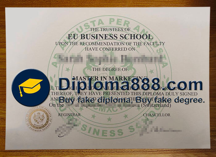buy fake EU Business School degree