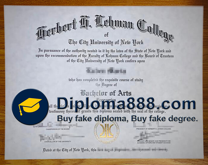 buy fake Lehman College degree