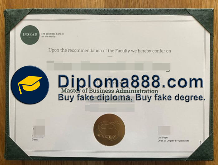 buy fake INSEAD certificate online