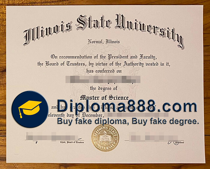 buy fake Illinois State University degree
