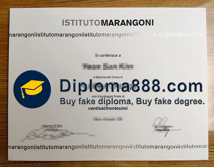 buy fake Istituto Marangoni degree