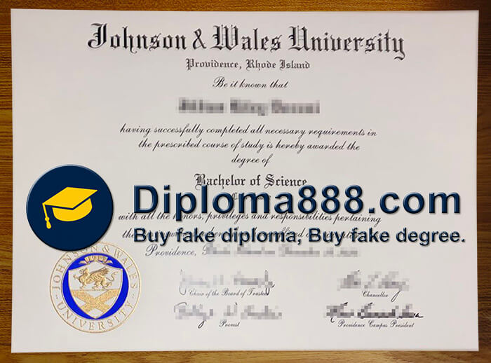 buy fake Johnson & Wales University degree
