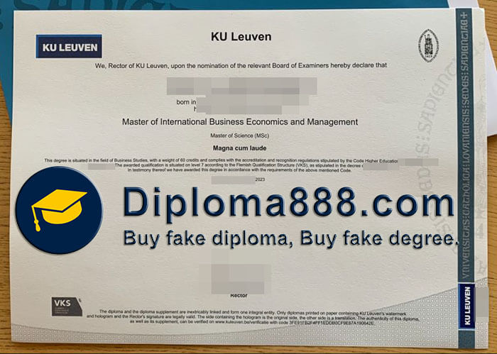 buy fake KU Leuven degree, buy fake diploma