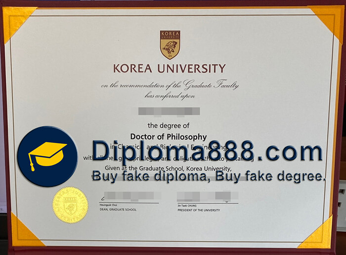 buy fake Korea University degree